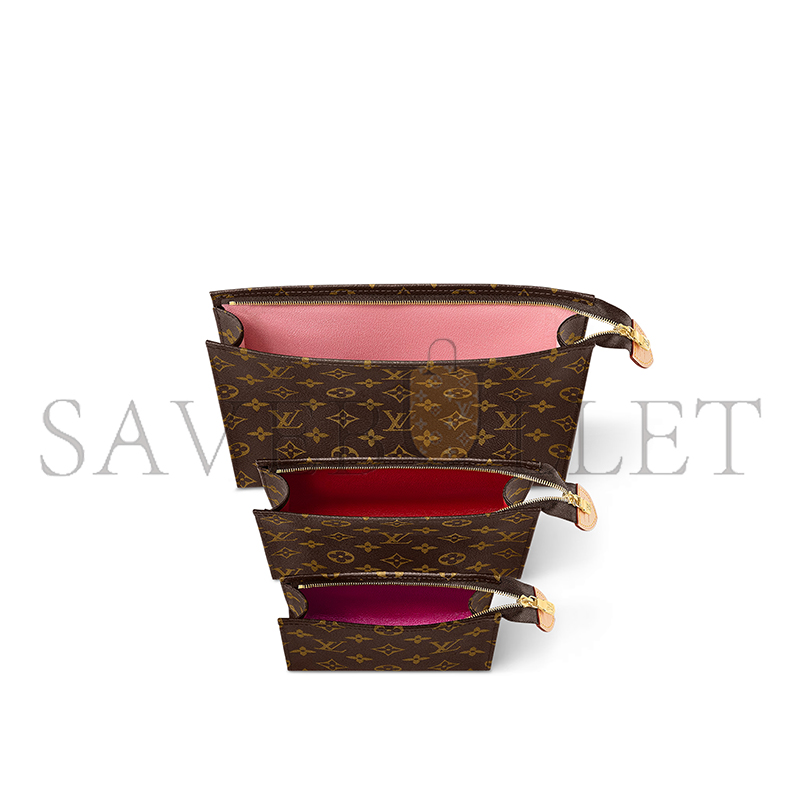 LOUIS VUITTON TRIO TOILET POUCH M47195 (25*20*5.5cm)